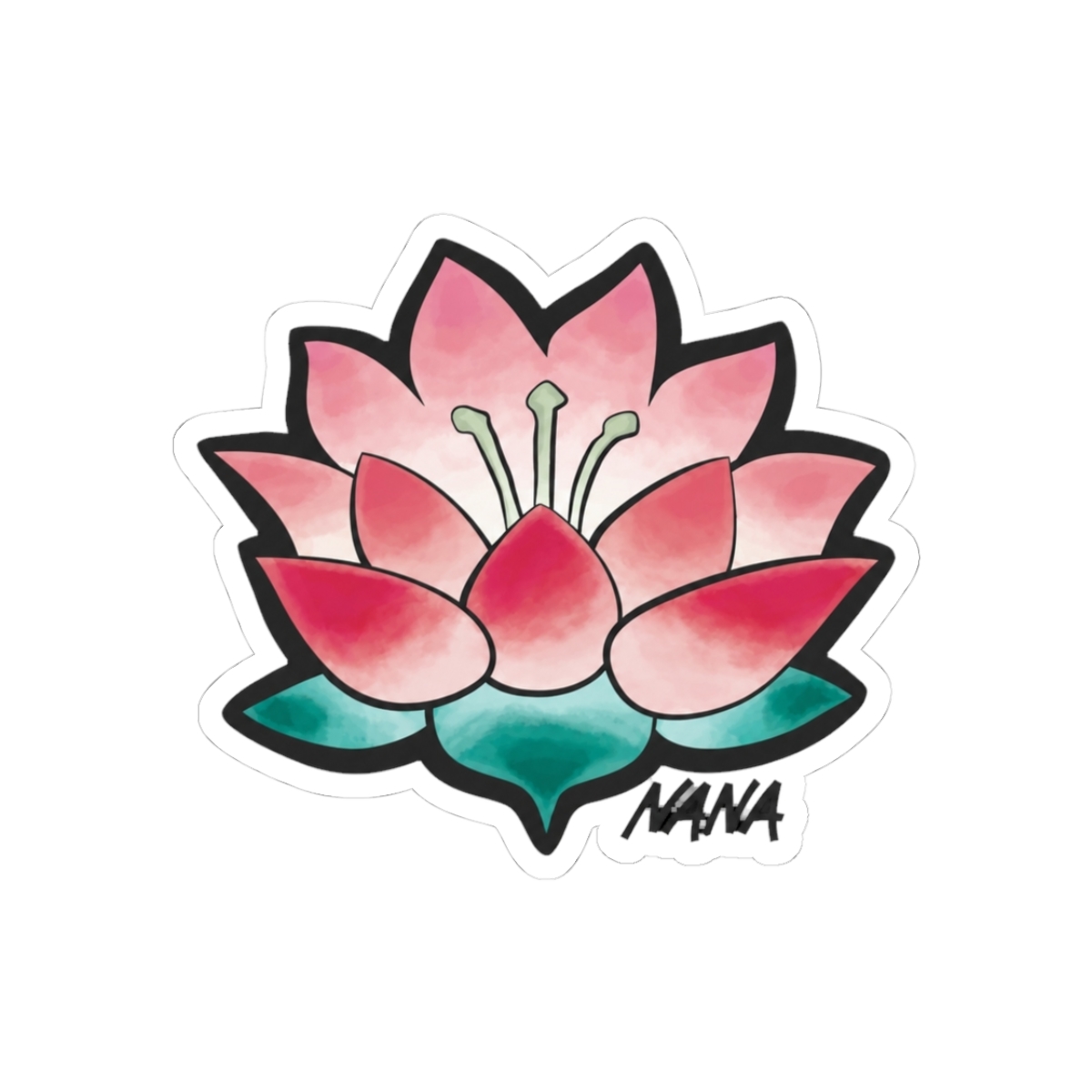 NANA Ren Lotus Flower Tattoo