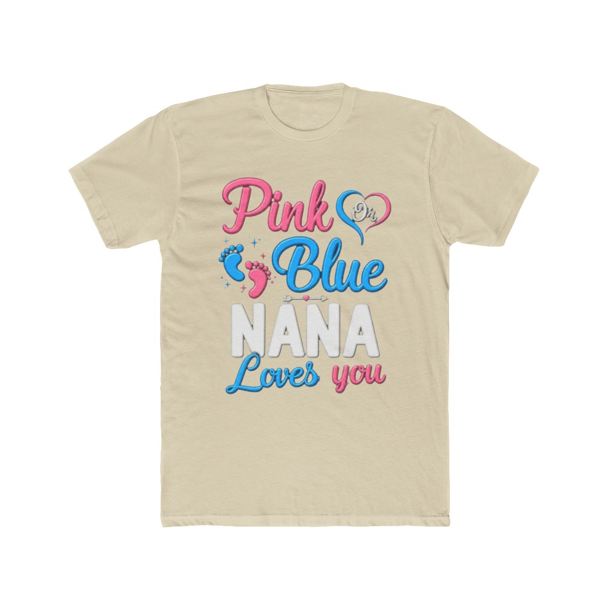 Pink Or Blue Nana Loves You Cute Gender Reveal Bab - alternate angle 4, merchandise