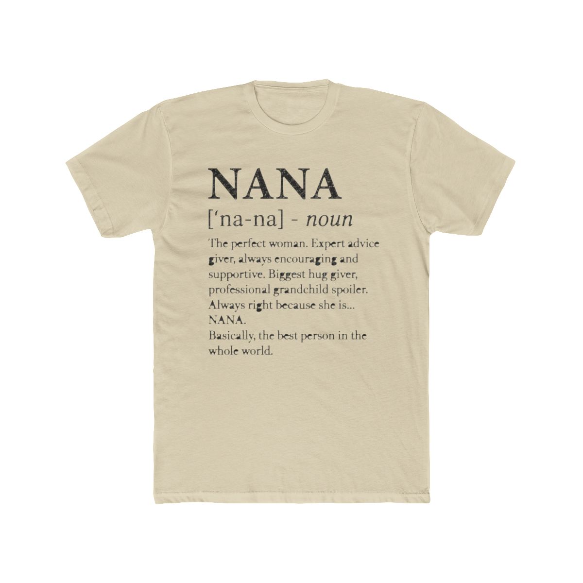 Nana Definition Grandma - Funny Grandmotherperfect - alternate angle 4, merchandise