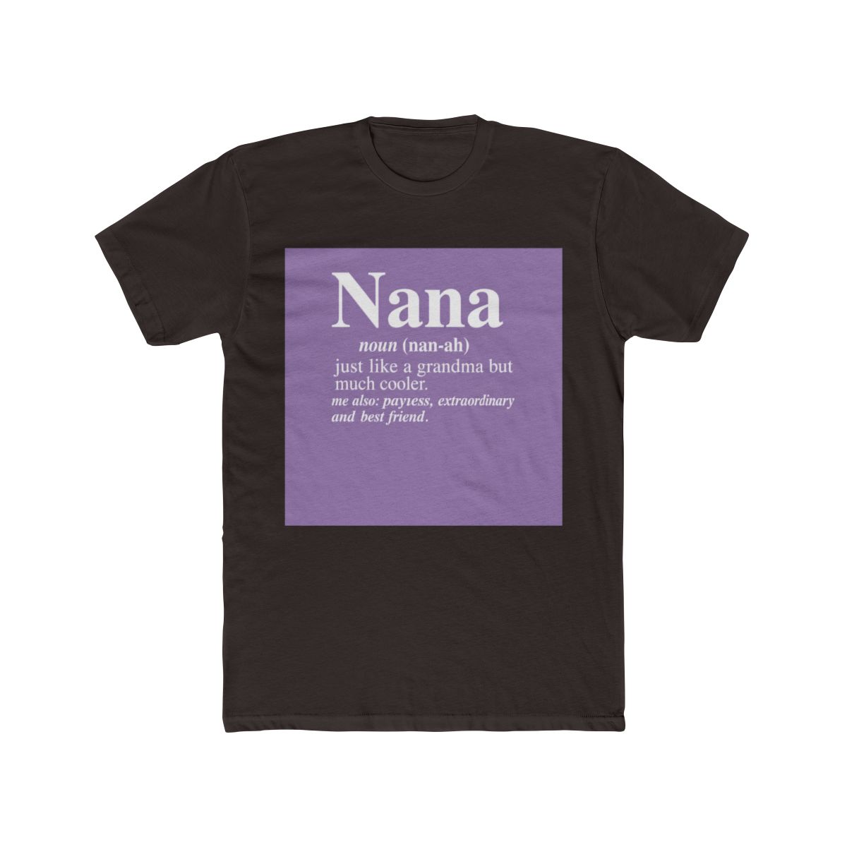 Nana Tie Dye T Shirt T Shirt - alternate angle 2, merchandise