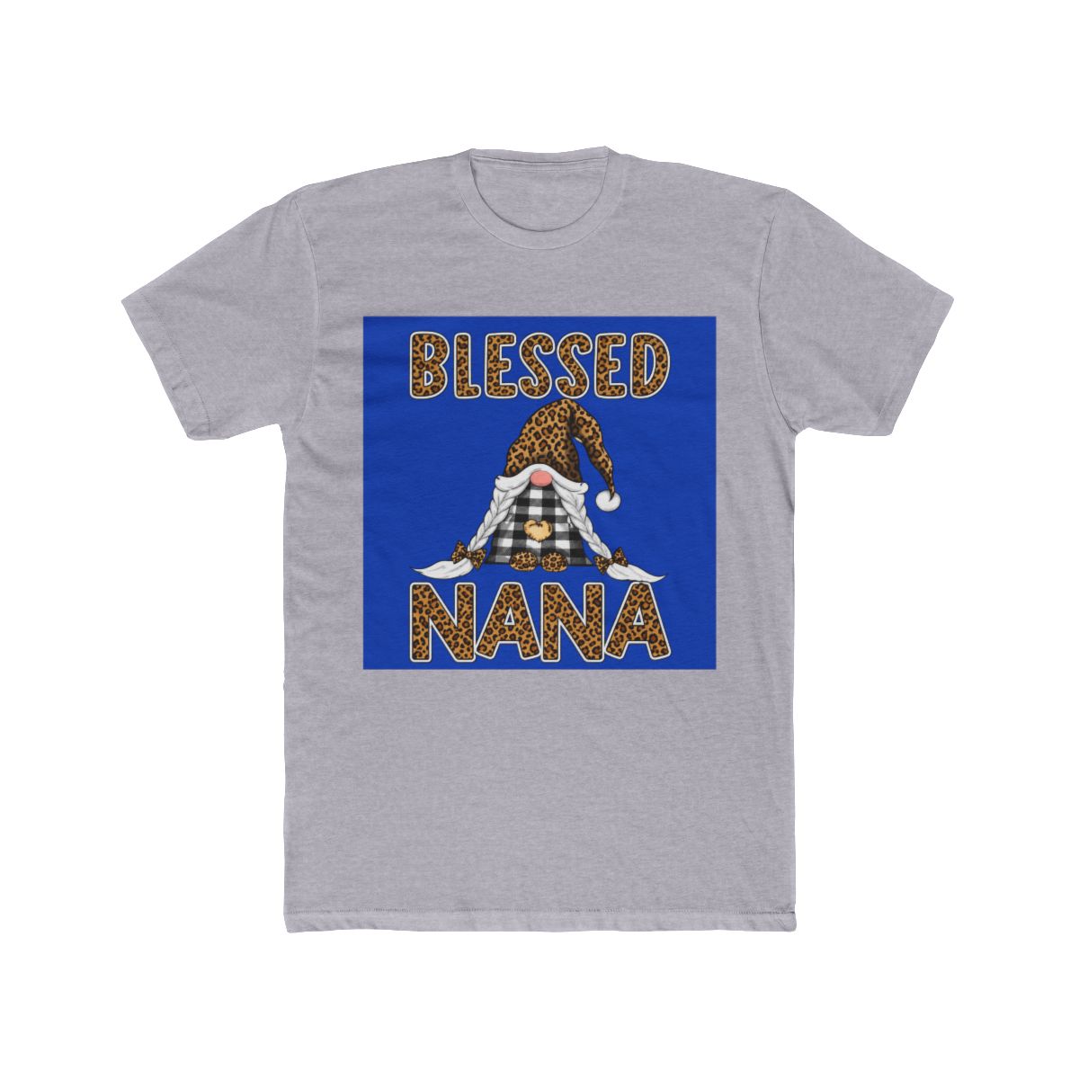 Blessed Nana Leopard Plaid Christmas Gnome