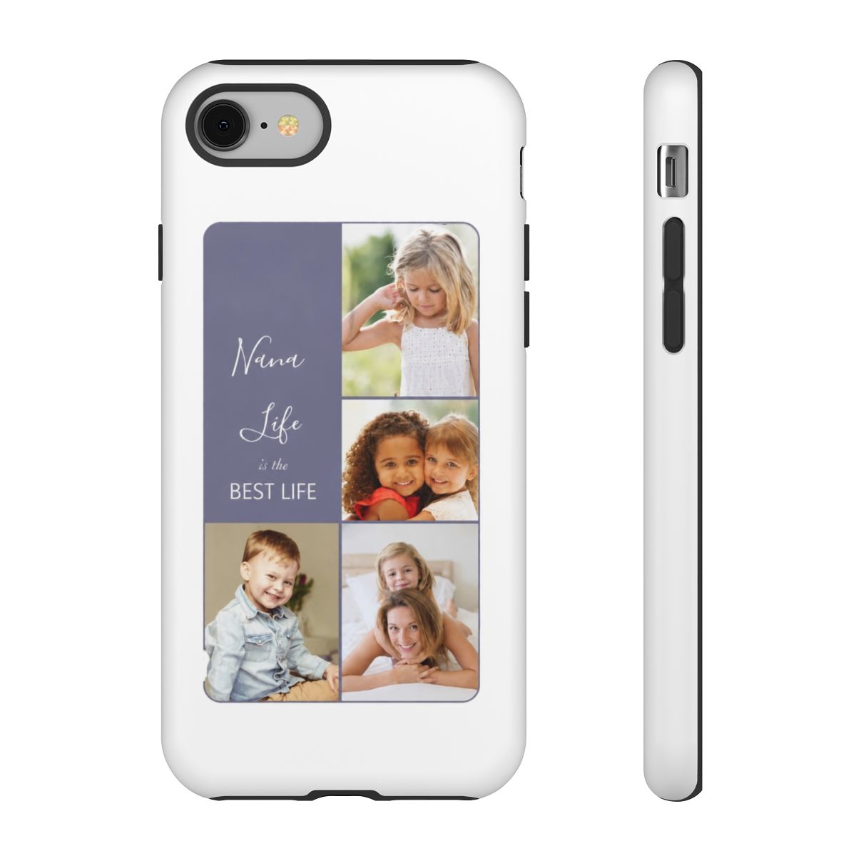 Nana Life is the Best Life 4 Photo Collage Purple iPhone 13 Pro Max Case - alternate angle 3, merchandise