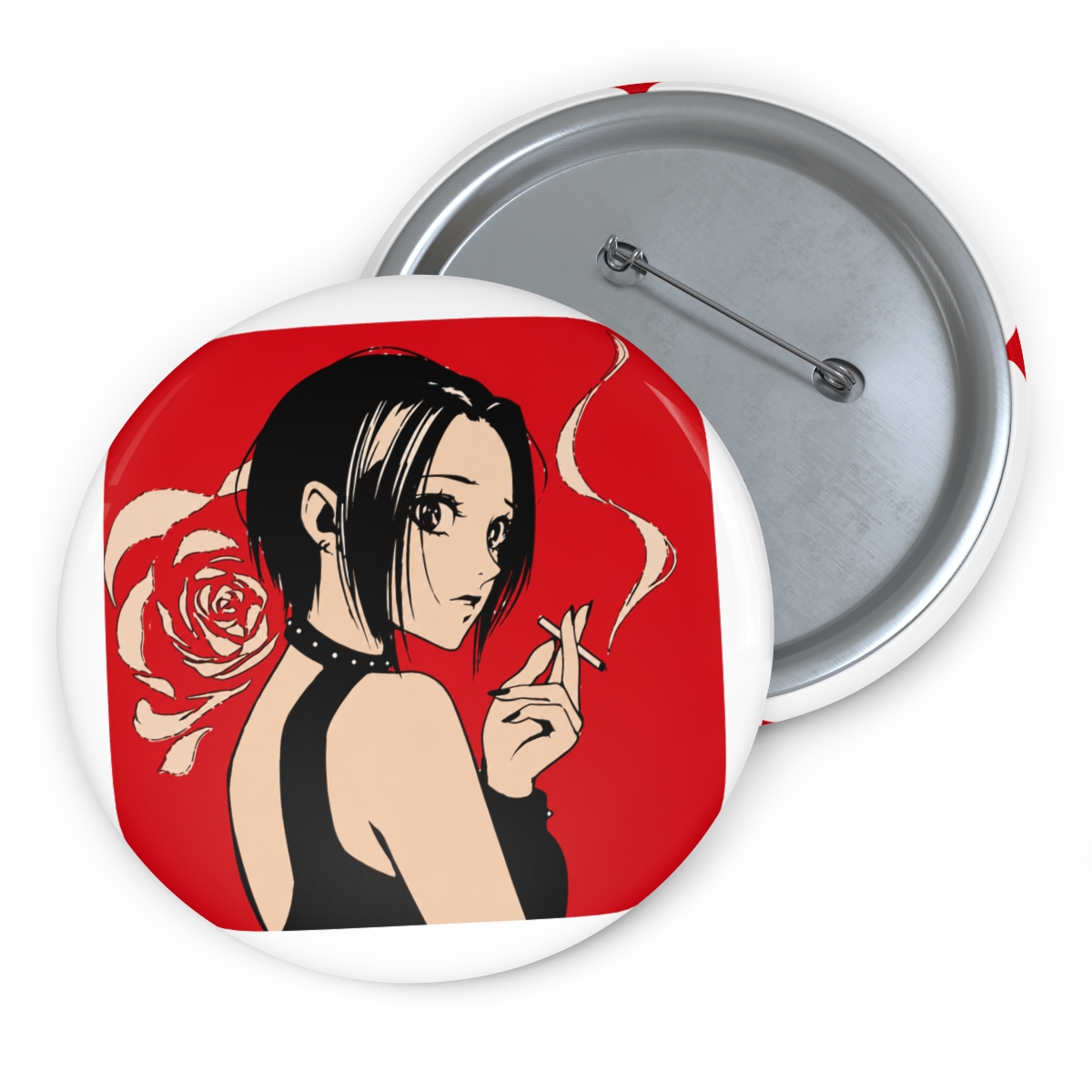 NANA Osaki Komatsu Anime Manga 1.2" Enamel Pin Badge by Pinstant - alternate angle 2, merchandise