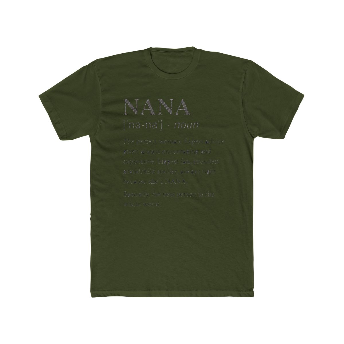Nana Definition Grandma Funny Grandmother T Shirt - alternate angle 4, merchandise