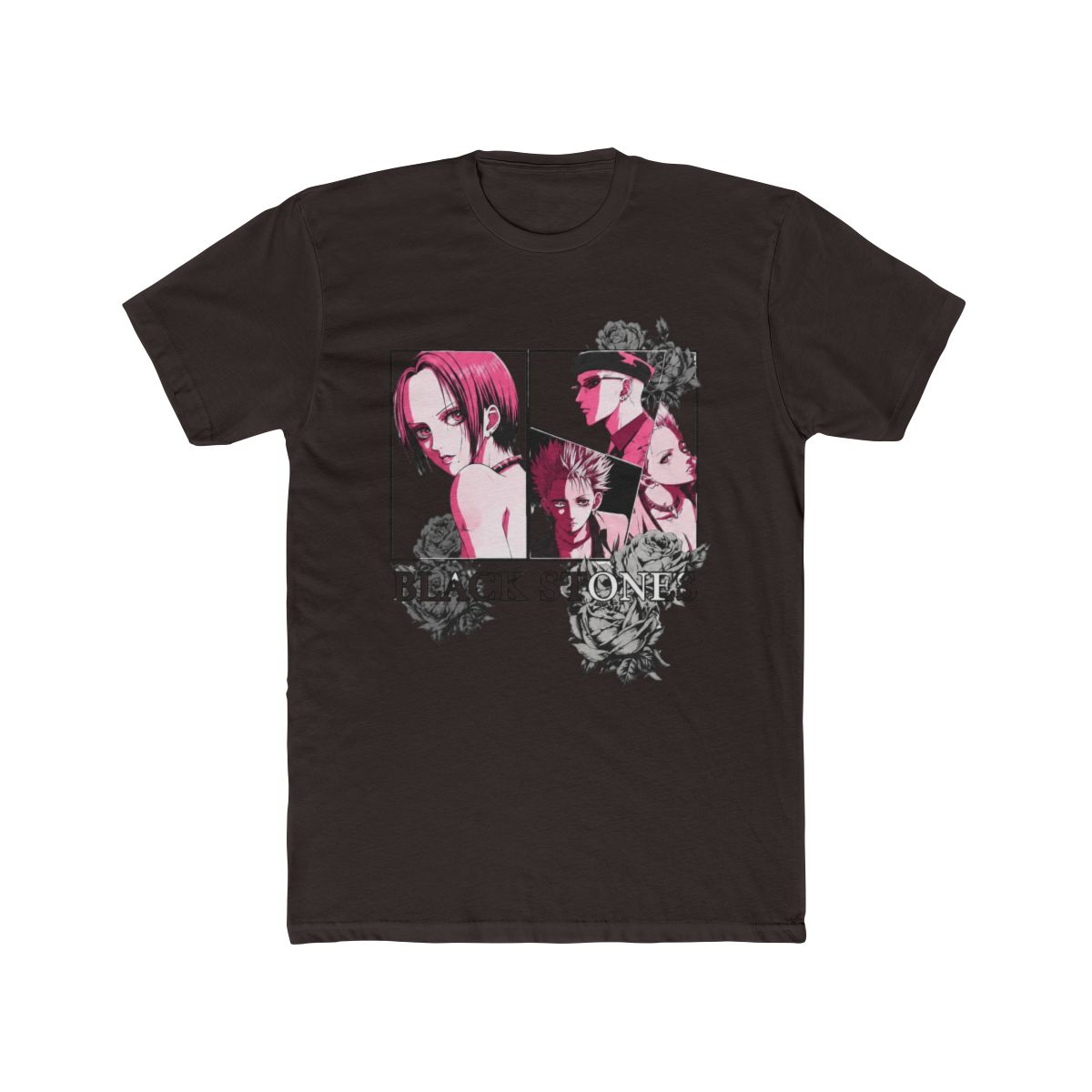 Nana Black Stones Roses T Shirt - alternate angle 2, merchandise