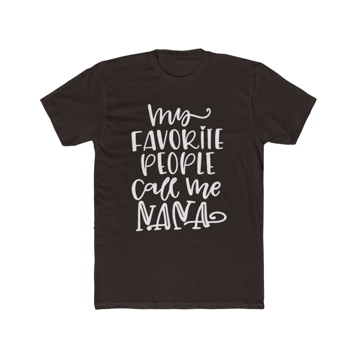 My Favorite People Call Me Nana T Shirts for Women Grandma Graphic Tee - alternate angle 2, merchandise