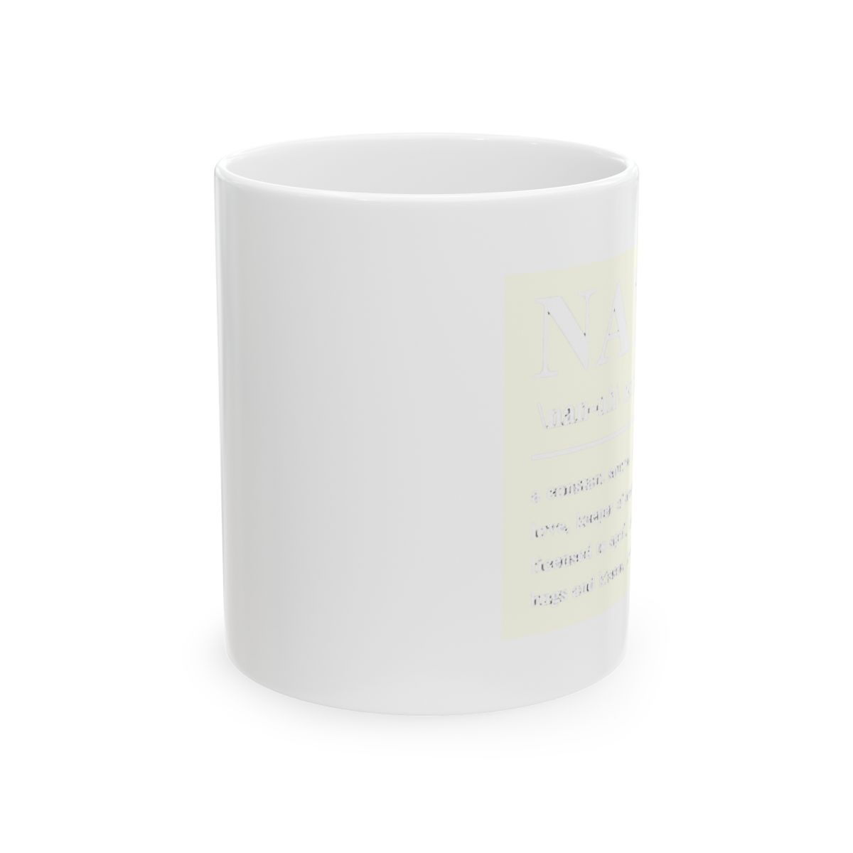 WECACYD Nana Mug 14oz Gift for Grandma Birthday Christmas Mothers Day | Stainless Steel Mug with Lid and Straw. Best Gift From Granddaughter, Grandson for Birthday, Mothers Day, Christmas - alternate angle 1, merchandise