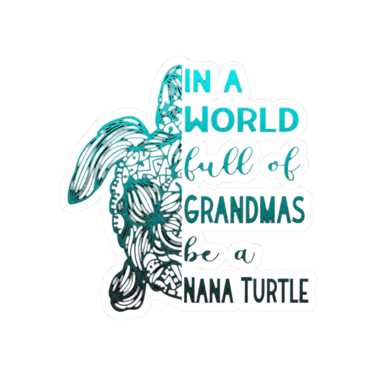 Turtle Grandma Nana Tortoise Sea Turtle - alternate angle 3, merchandise
