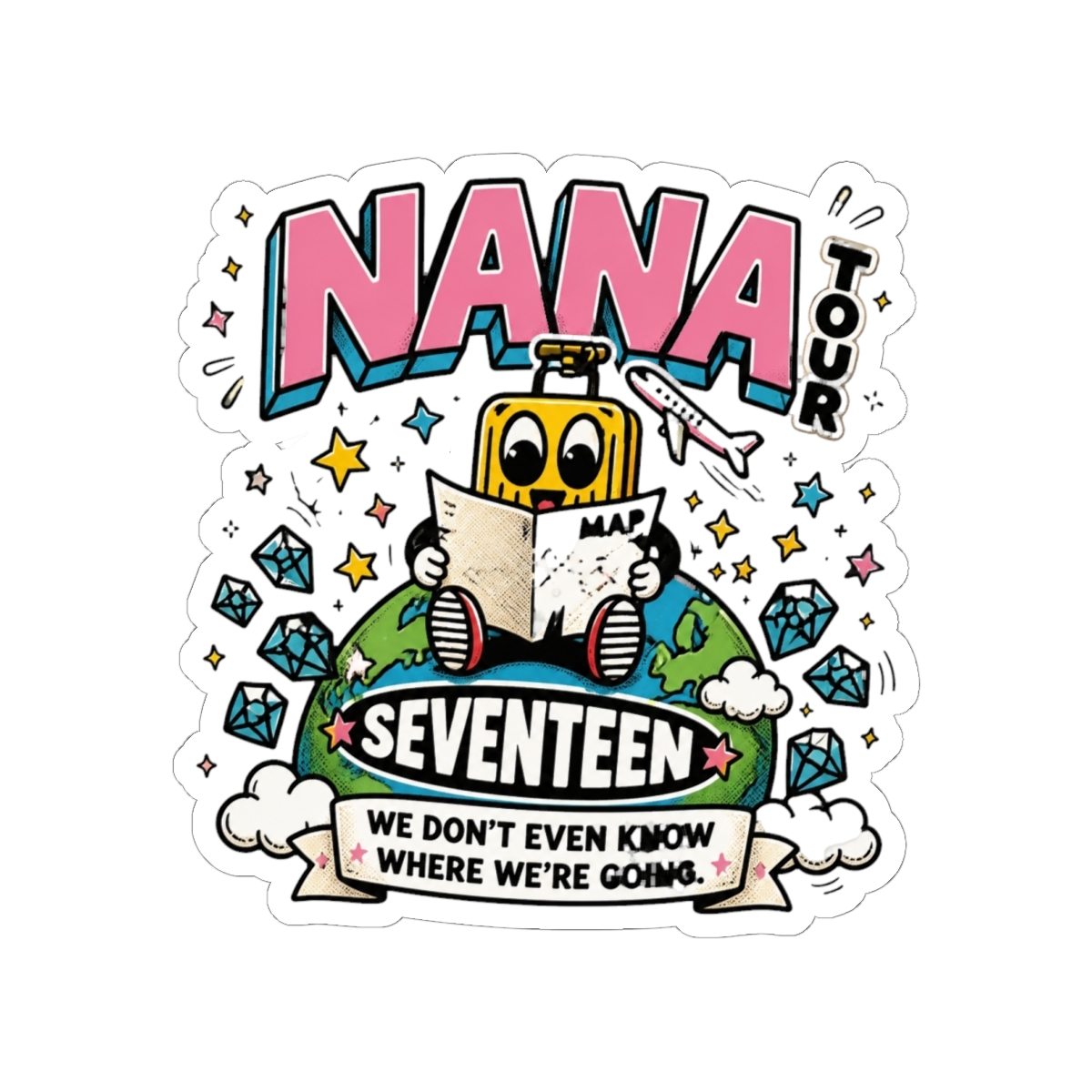 Seventeen NANA Tour Logo - alternate angle 2, merchandise