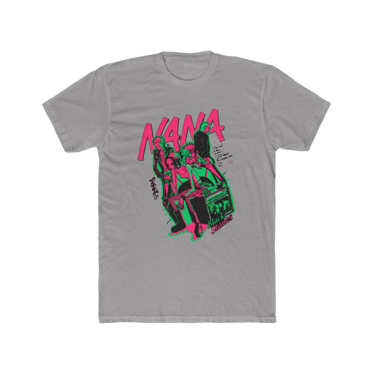 Nana Anime Tee, Nana Osaki Shirt, Manga Tshirt, Anime Merchandise, Cotton - alternate angle 2, merchandise